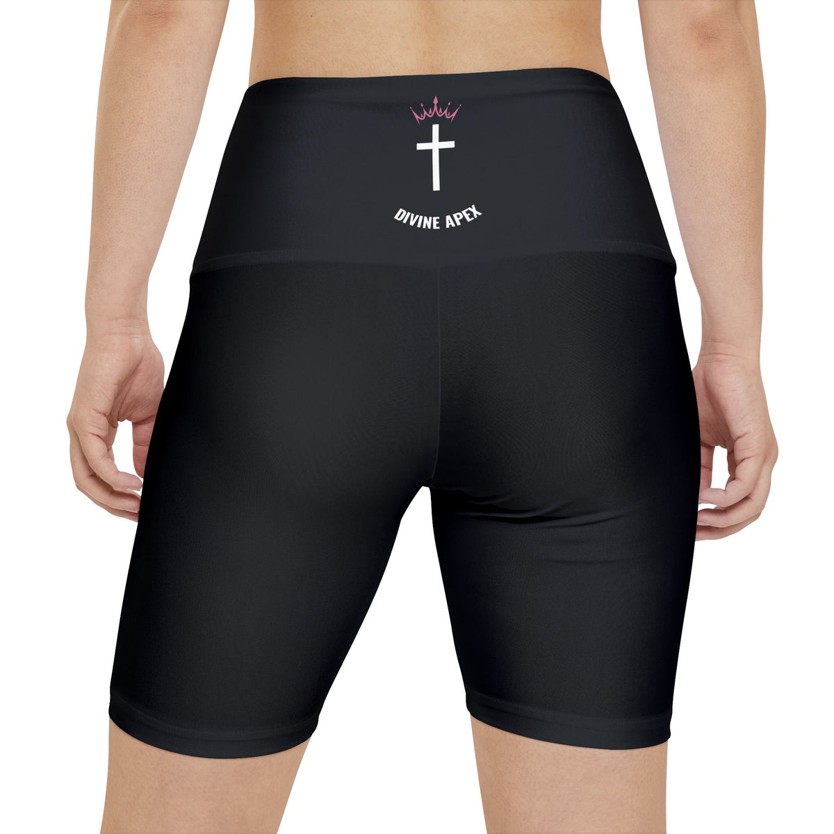 Divine Apex Women's Mid Thigh Shorts Black