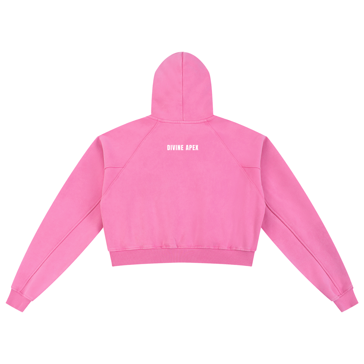 Divine Apex Women's Snow Washed Cropped Hoodie - 4 Colors