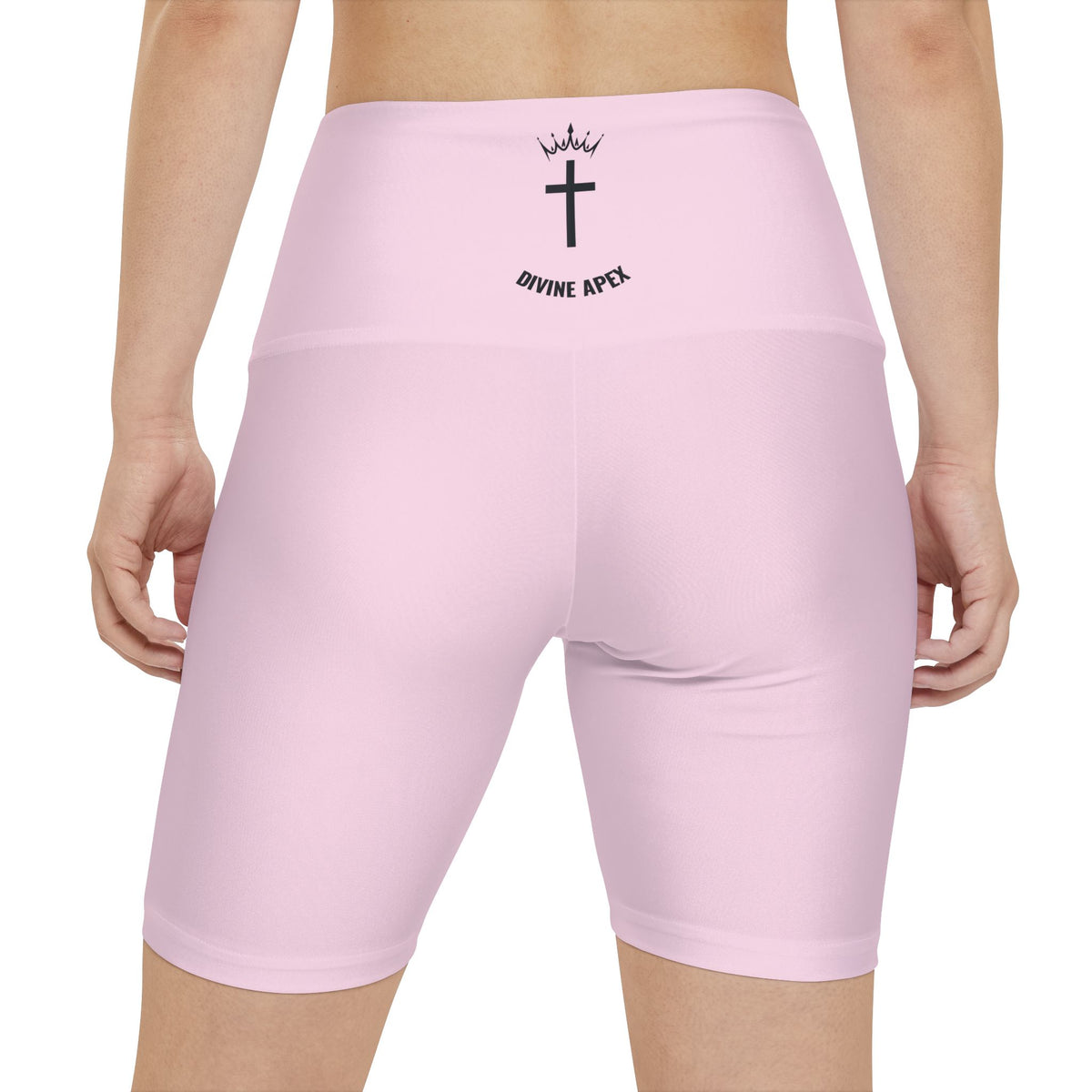 Divine Apex Women's Mid Thigh Shorts Pink