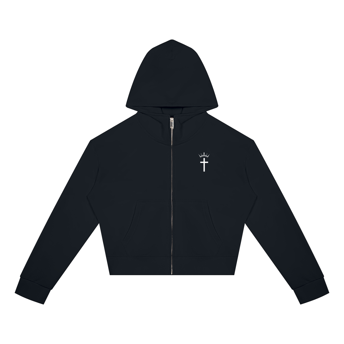 Divine Apex Women's Crop Full Zip Hoodie