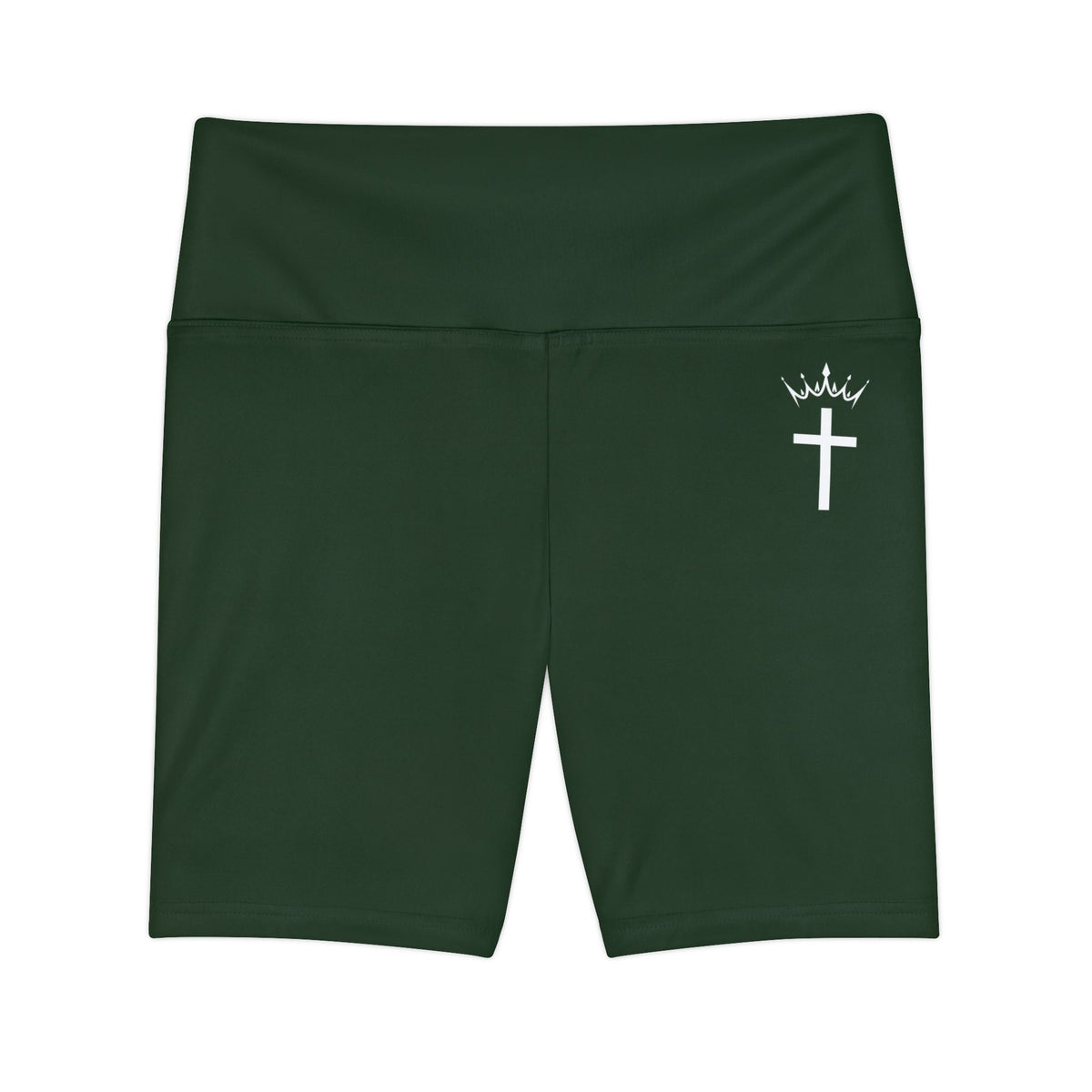 Divine Apex Women's Mid Thigh Shorts Forest Green
