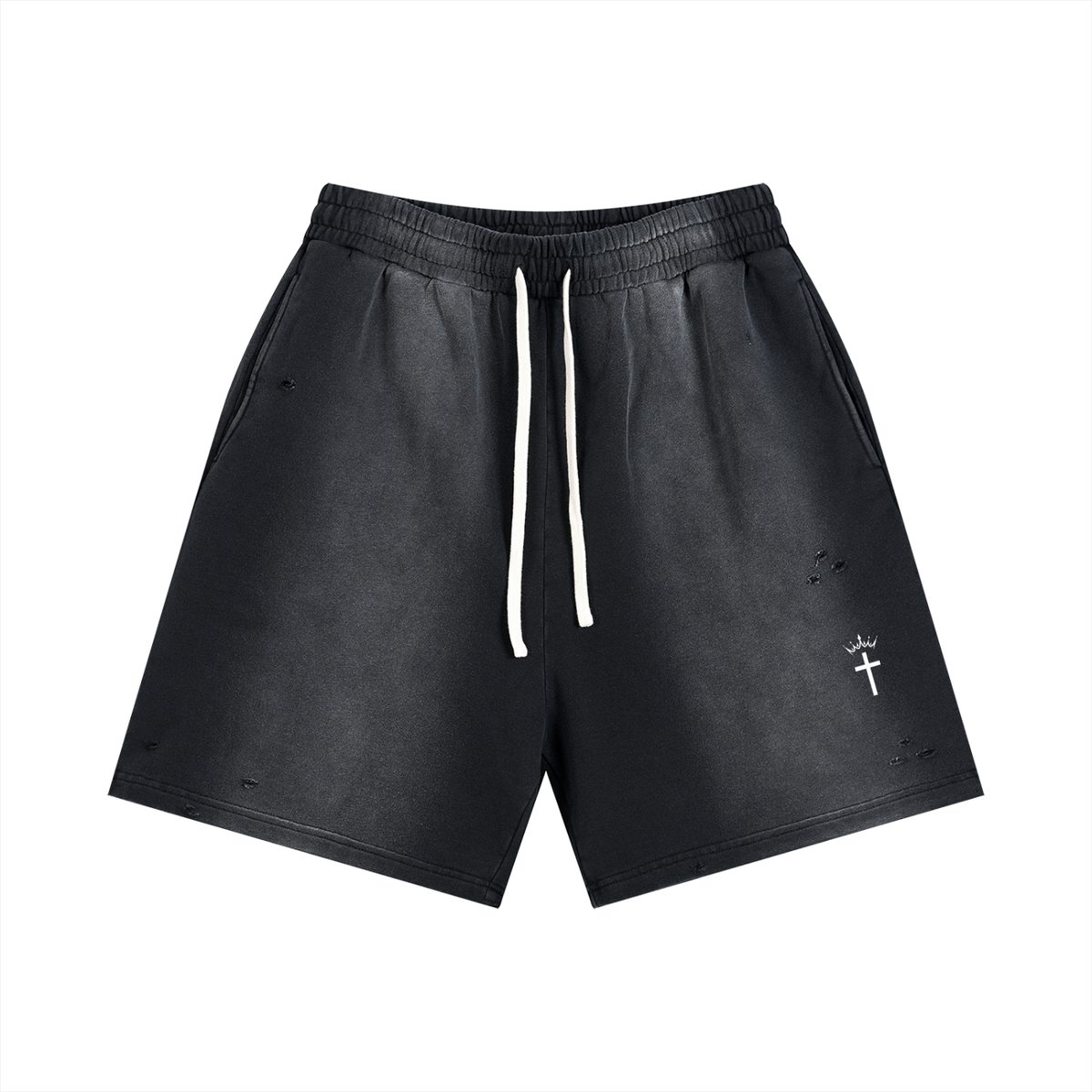 Divine Apex Men's Sun Fade Distressed Shorts - 3 Colors