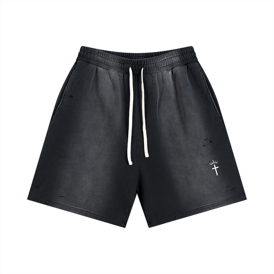 Divine Apex Men's Sun Fade Distressed Shorts - 3 Colors
