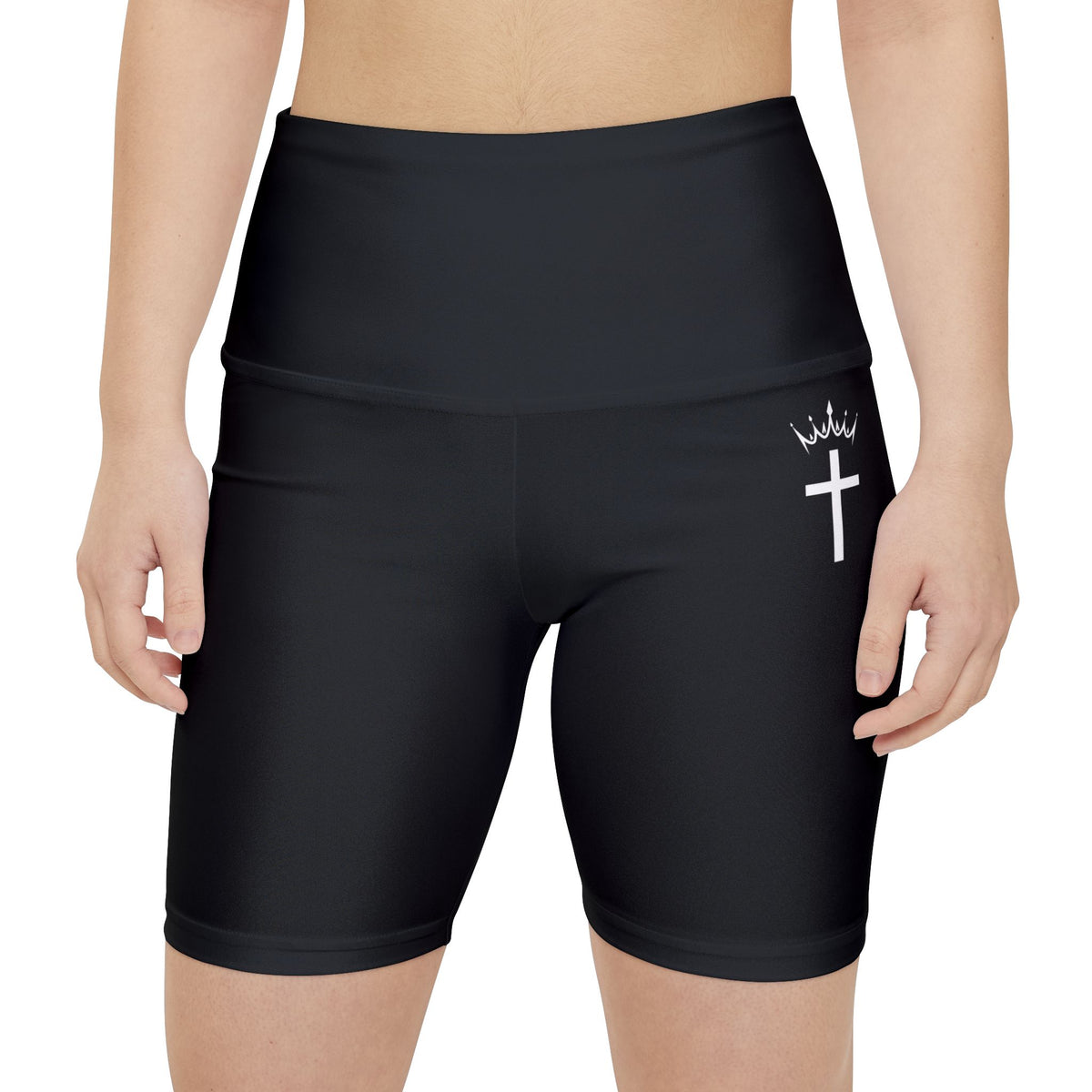 Divine Apex Women's Mid Thigh Shorts Black
