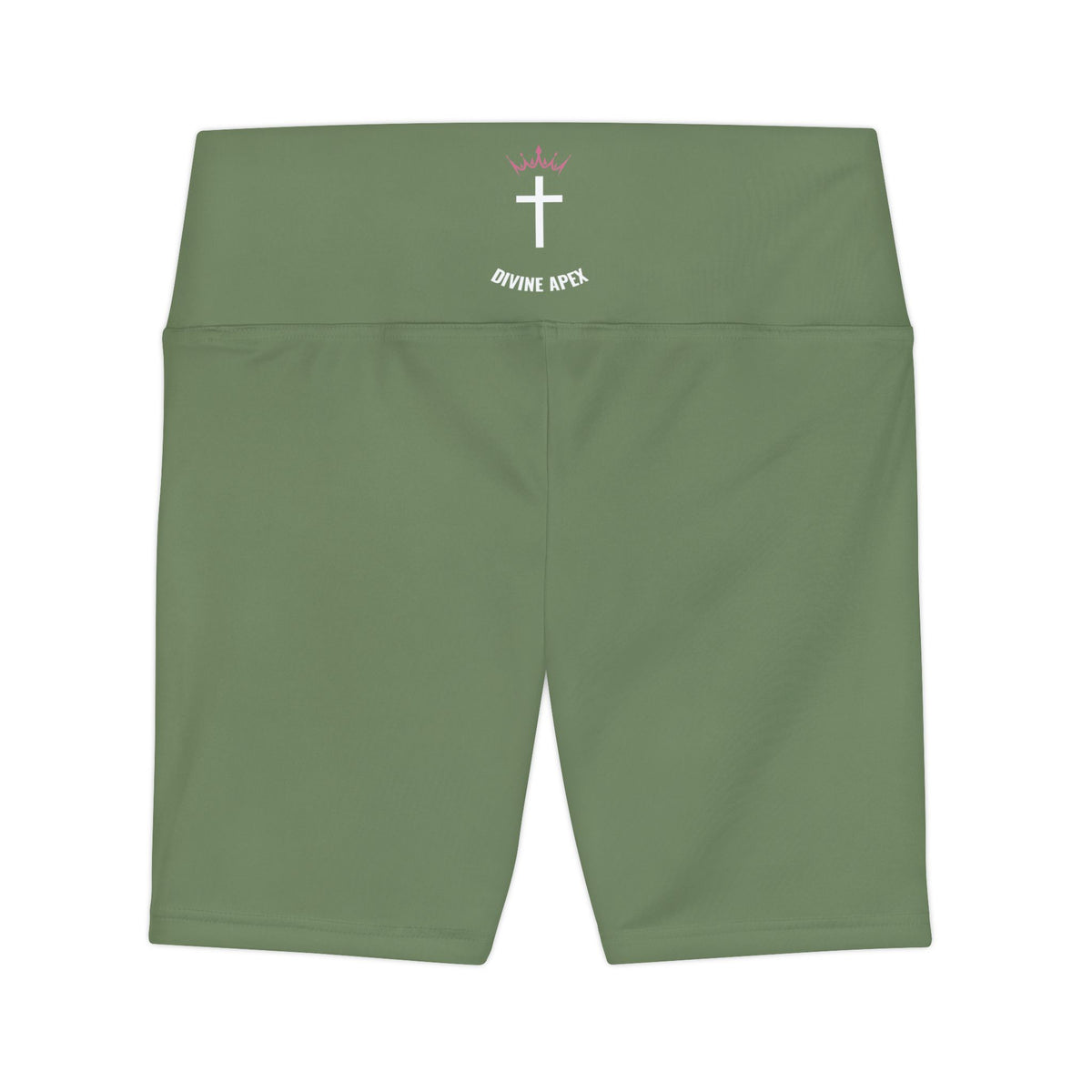 Divine Apex Women's Mid Thigh Shorts Camo Greem
