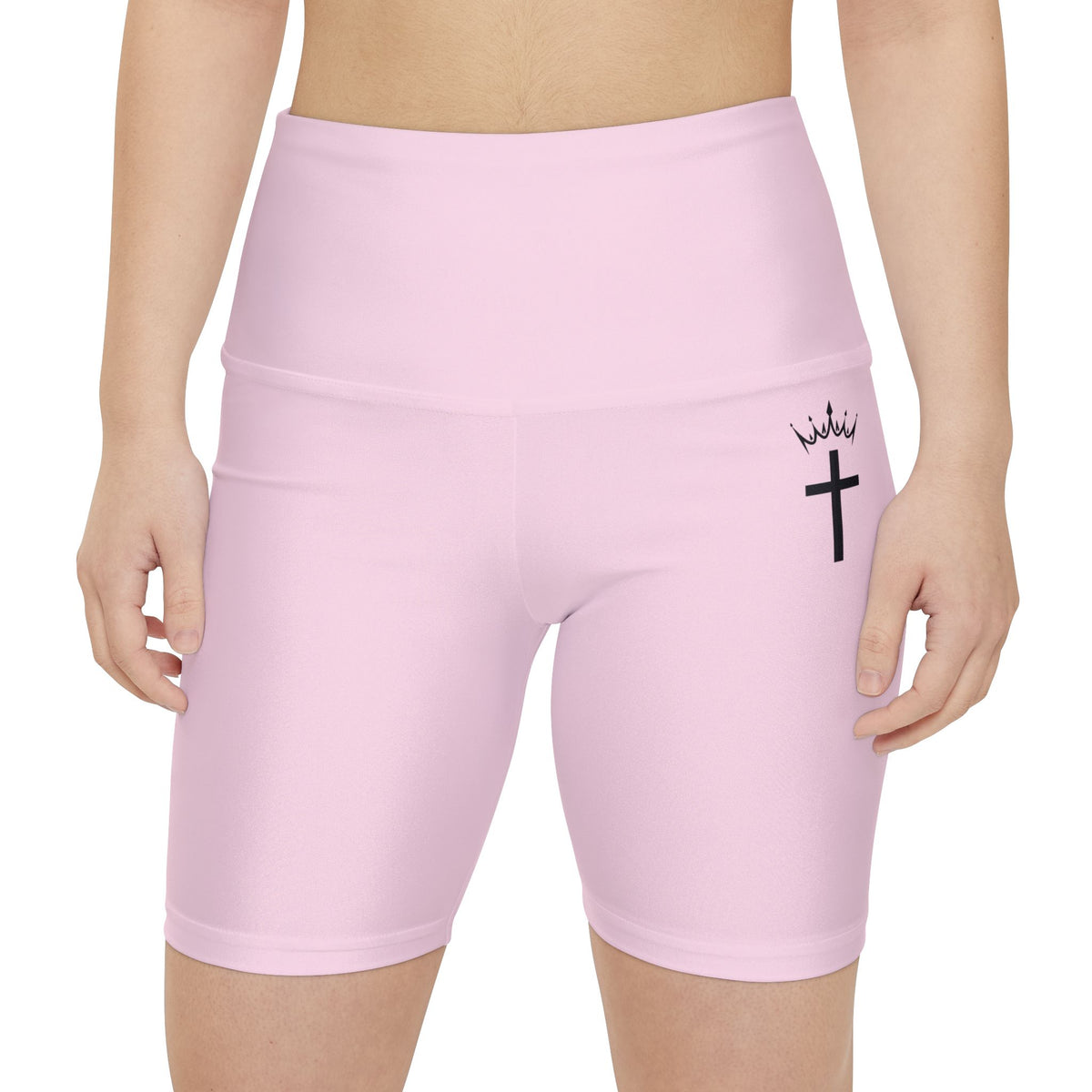 Divine Apex Women's Mid Thigh Shorts Pink