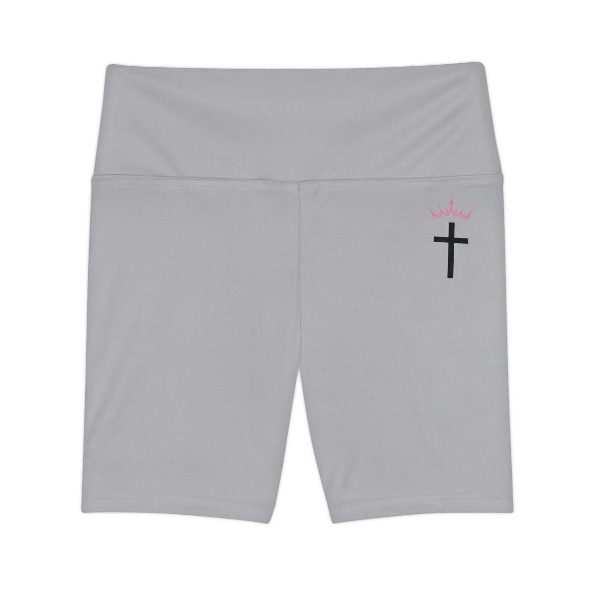 Divine Apex Women's Mid Thigh Shorts Grey