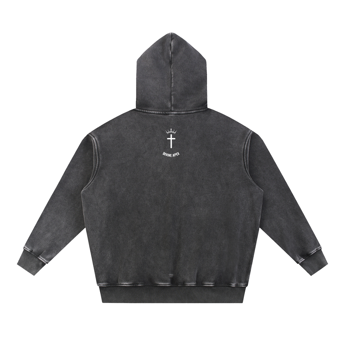 Divine Apex Snow Wash Fleece Oversize Hoodie - 2 Colors