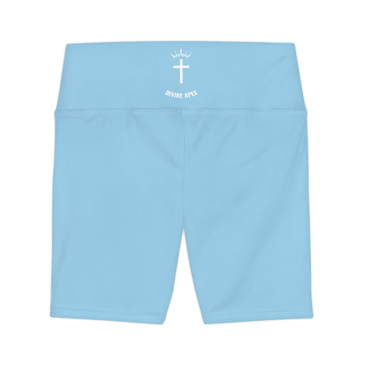 Divine Apex Women's Mid Thigh Shorts Light Blue