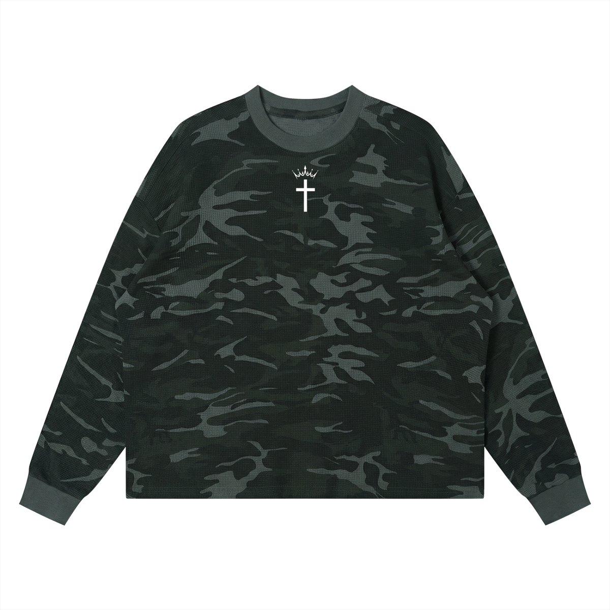Divine Apex Men's Waffle Long Sleeve T-Shirt - 4 Colors