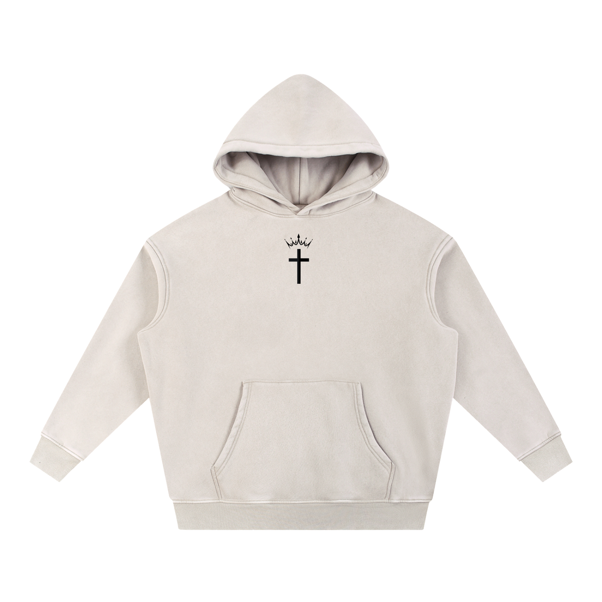 Divine Apex Snow Wash Fleece Oversize Hoodie - 2 Colors