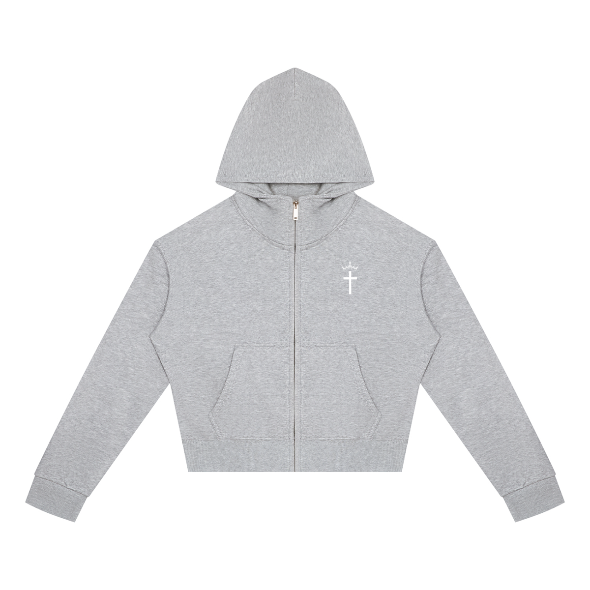 Divine Apex Women's Crop Full Zip Hoodie