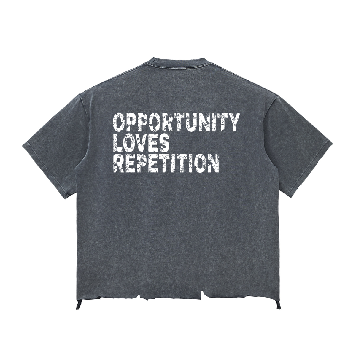 Divine Apex Opportunity Loves Repetition Boxy Tee - 2 Colors