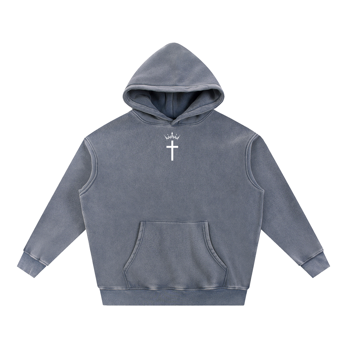 Divine Apex Snow Wash Fleece Oversize Hoodie - 2 Colors