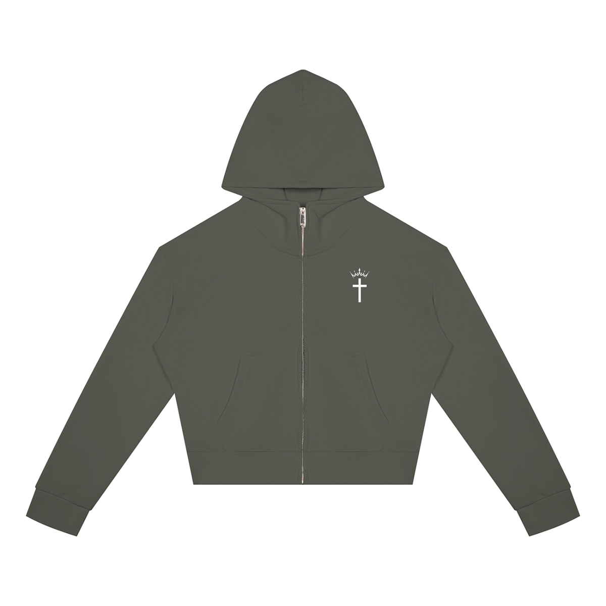 Divine Apex Women's Crop Full Zip Hoodie