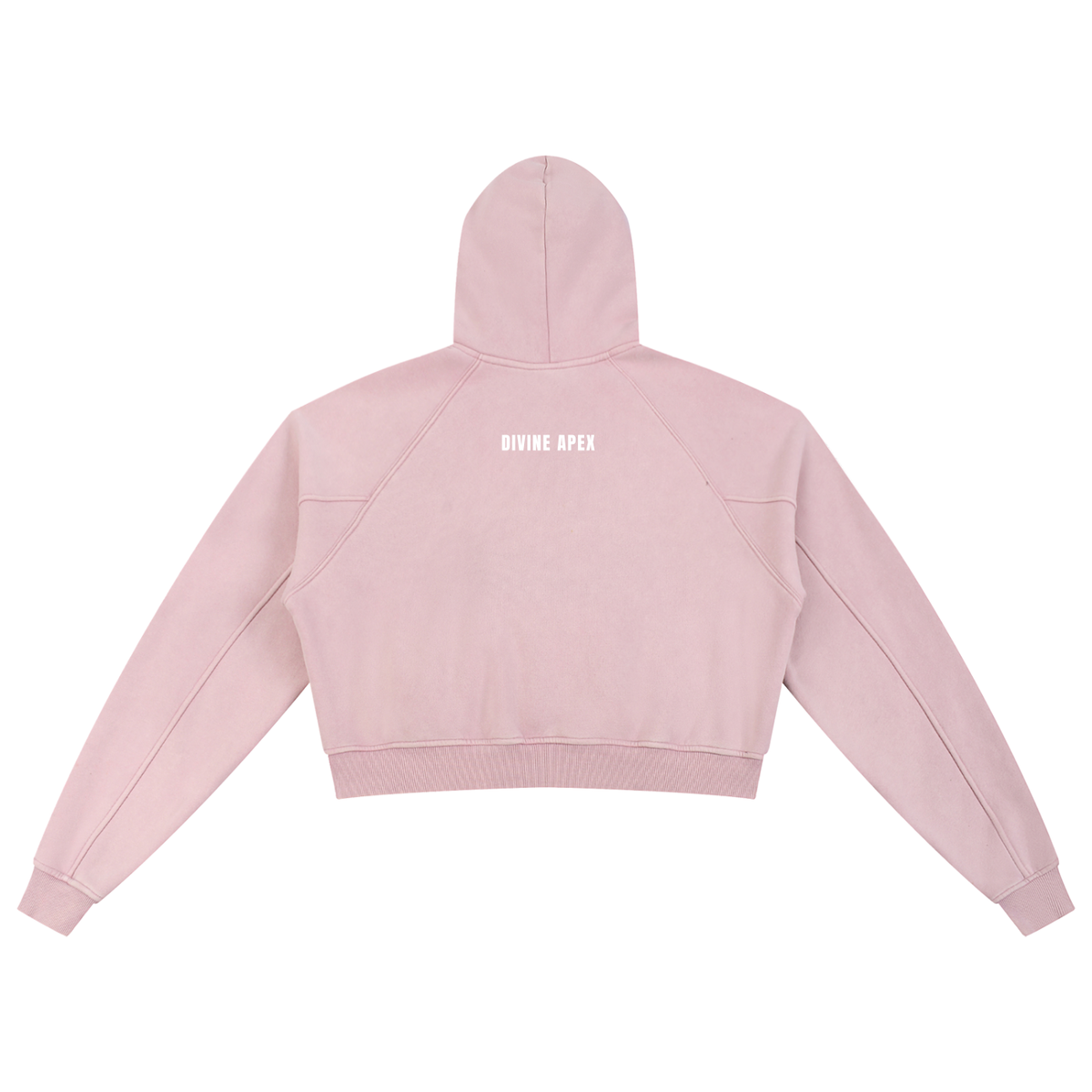 Divine Apex Women's Snow Washed Cropped Hoodie - 4 Colors