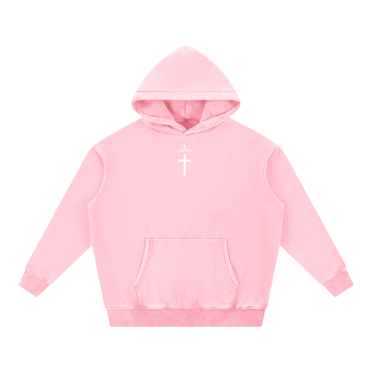 Divine Apex Snow Wash Fleece Oversize Hoodie - 2 Colors