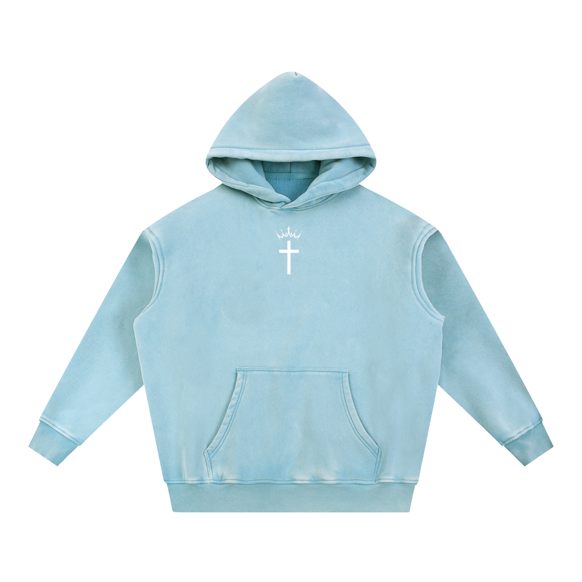 Divine Apex Snow Wash Fleece Oversize Hoodie - 2 Colors