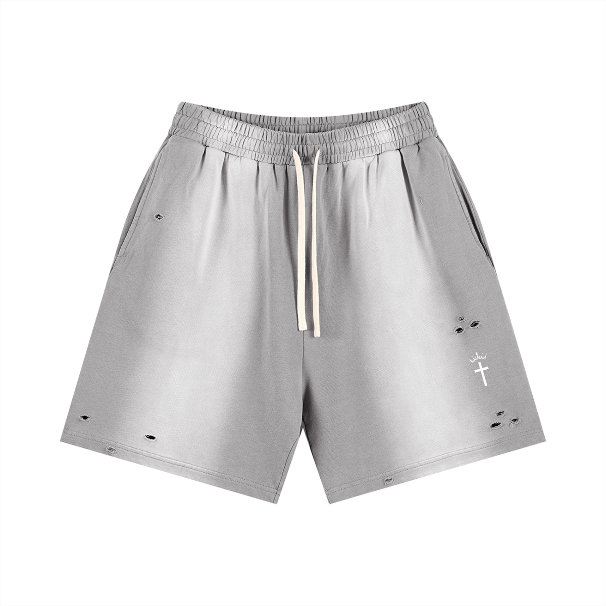 Divine Apex Men's Sun Fade Distressed Shorts - 3 Colors