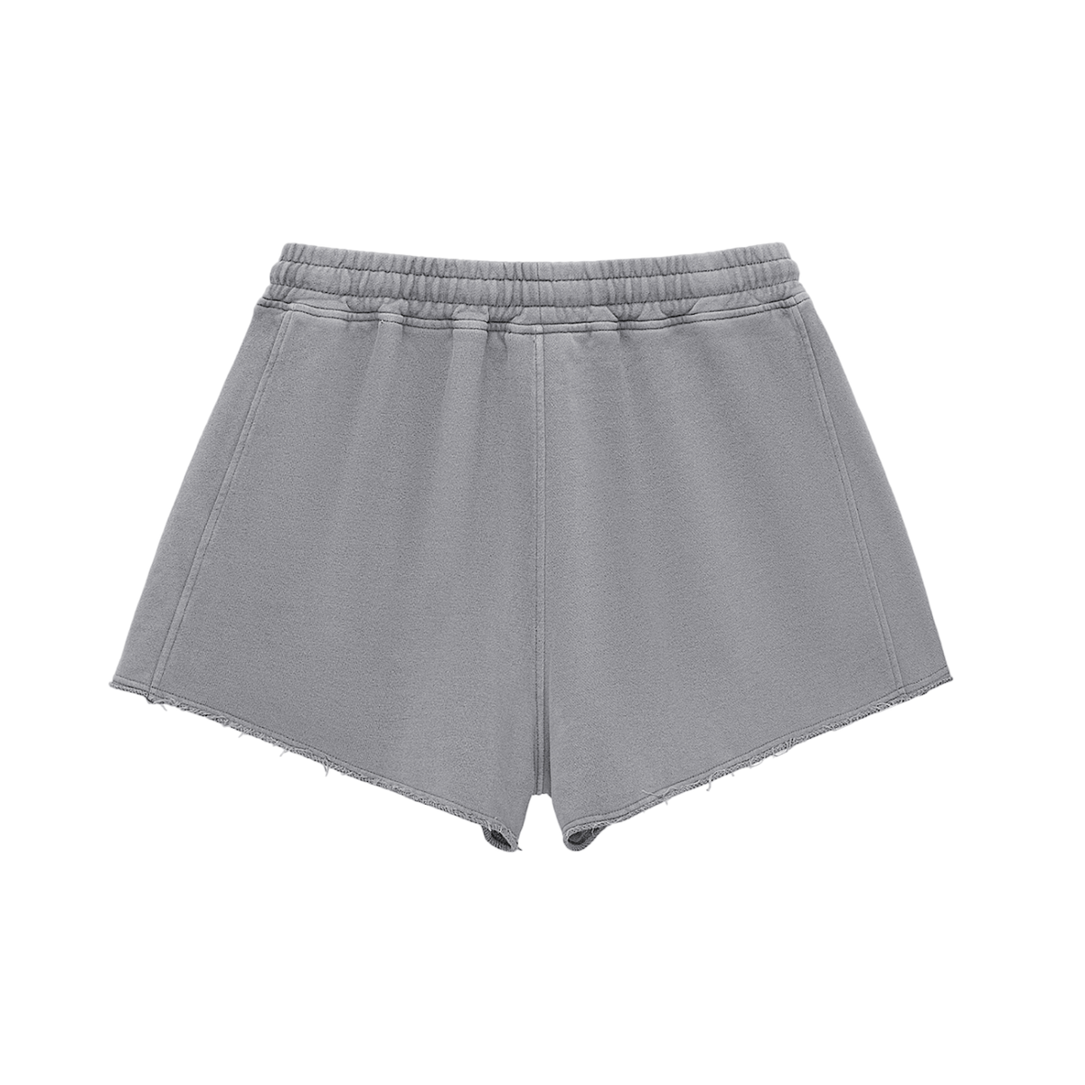 Divine Apex Women's Snow Washed Raw Edge Drawstring Shorts